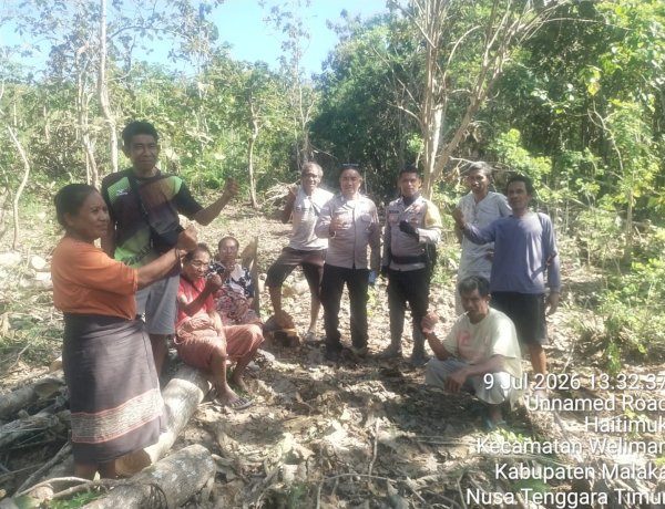 Mediasi Humanis Polsek Weliman Berhasil Akhiri Sengketa Tanah Secara Kekeluargaan