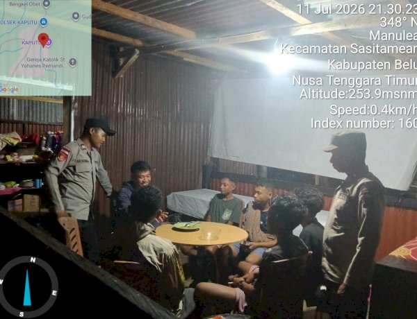 Patroli Dialogis Polsek Sasitamean Tingkatkan Kewaspadaan Masyarakat terhadap Curanmor dan Gangguan Kamtibmas