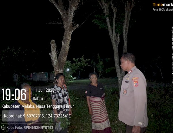 Patroli Dialogis Polsek Kobalima Perkuat Sinergi dengan Masyarakat dalam Menjaga Kamtibmas