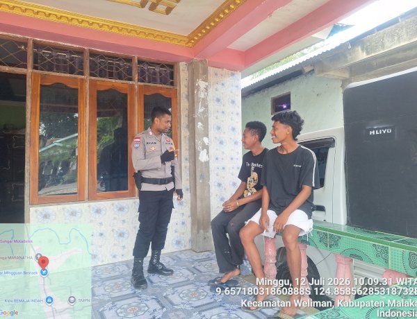 Patroli Dialogis Polsek Weliman, Wujudkan Situasi Kamtibmas yang Aman dan Kondusif