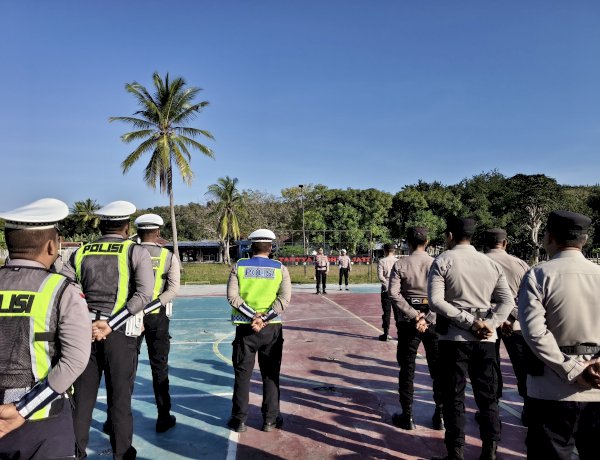 Disiplin dan Semangat Pengabdian, Kapolres Malaka Ajak Personel Bekerja Berpedoman pada Tribrata dan Catur Prasetya