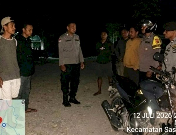 Patroli Dialogis Polsek Sasitamean, Wujud Komitmen Polri Cegah Curanmor dan Jaga Kondusivitas Kamtibmas