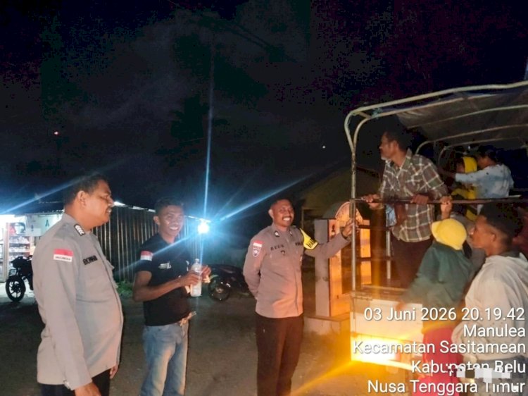 Patroli Malam Polsek Sasitamean Jadi Bentuk Kehadiran Polri dalam Menjaga Rasa Aman Masyarakat