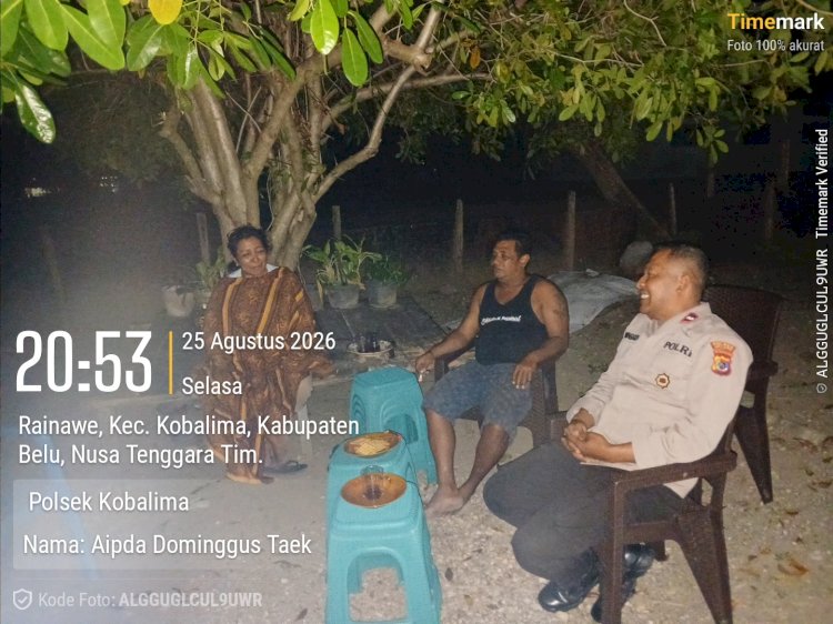 Polsek Kobalima Intensifkan Patroli Dialogis, Jaga Kamtibmas Tetap Aman dan Kondusif